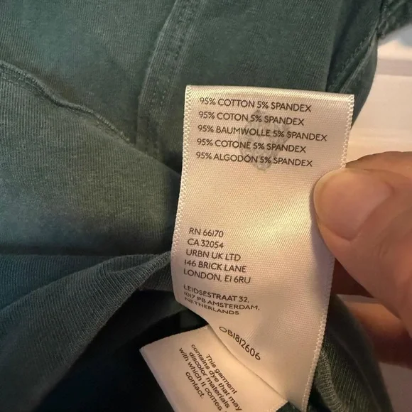 We The Free Protagonist Cropped Tee Rainforest x Revolve Women’s Size S Shirt - Picture 8 of 8